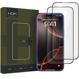 SZKŁO HARTOWANE HOFI GLASS PRO+ 2-PACK IPHONE 16 PRO / 17 / 17 PRO BLACK Hofi