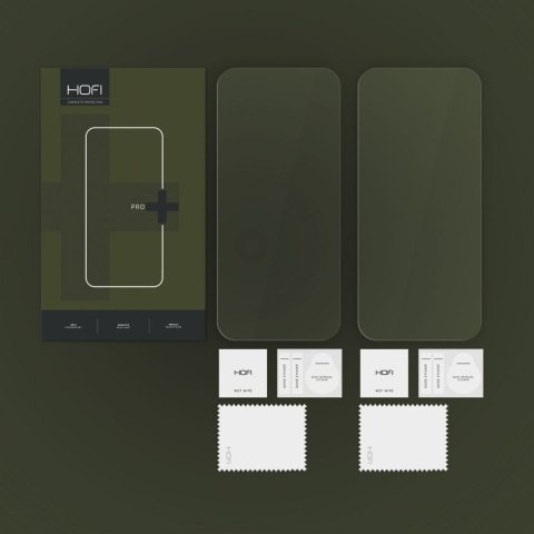 SZKŁO HARTOWANE HOFI GLASS PRO+ 2-PACK IPHONE 16 PRO MAX / 17 PRO MAX CLEAR Hofi