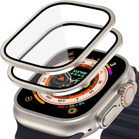 SZKŁO HARTOWANE HOFI GLASS RING 2-PACK APPLE WATCH ULTRA 1 / 2 (49 MM) TITANIUM Hofi