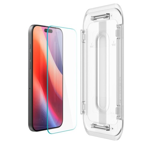 SZKŁO HARTOWANE SPIGEN GLAS.TR "EZ FIT AC" 2-PACK IPHONE 16 PRO / 17 / 17 PRO CLEAR Spigen