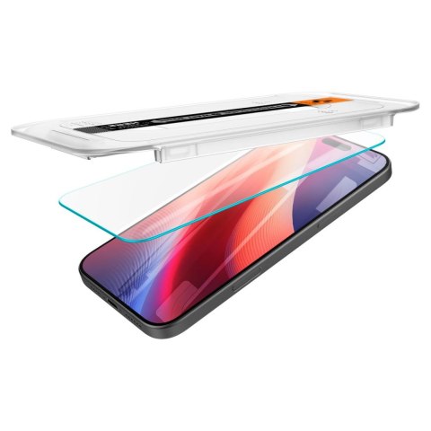 SZKŁO HARTOWANE SPIGEN GLAS.TR "EZ FIT AC" 2-PACK IPHONE 16 PRO MAX / 17 PRO MAX CLEAR Spigen