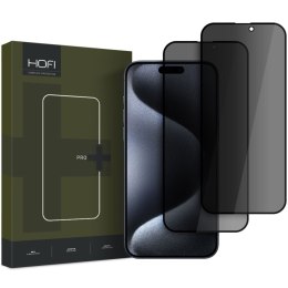 SZKŁO PRYWATYZUJĄCE HOFI ANTI SPY GLASS PRO+ 2-PACK IPHONE 16 PRO / 17 / 17 PRO PRIVACY Hofi