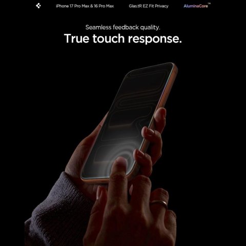 SZKŁO PRYWATYZUJĄCE SPIGEN GLAS.TR "EZ FIT AC" 2-PACK IPHONE 16 PRO MAX / 17 PRO MAX PRIVACY Spigen