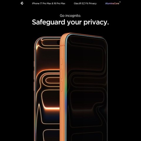 SZKŁO PRYWATYZUJĄCE SPIGEN GLAS.TR "EZ FIT AC" 2-PACK IPHONE 16 PRO MAX / 17 PRO MAX PRIVACY Spigen