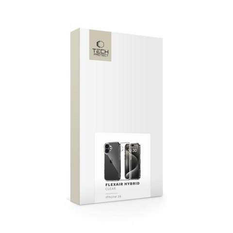TECH-PROTECT FLEXAIR HYBRID IPHONE 16 CLEAR Tech-Protect