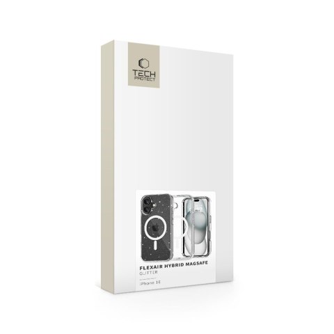 TECH-PROTECT FLEXAIR HYBRID MAGSAFE IPHONE 16 GLITTER Tech-Protect