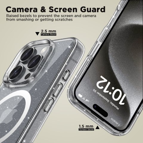 TECH-PROTECT FLEXAIR HYBRID MAGSAFE IPHONE 16 PRO MAX GLITTER Tech-Protect