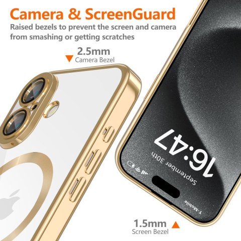 TECH-PROTECT MAGFLEX MAGSAFE IPHONE 16 SHINY GOLD Tech-Protect