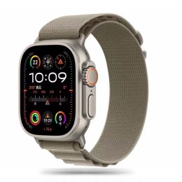 TECH-PROTECT NYLON PRO APPLE WATCH 8 / 9 / 10 / 11 / SE / ULTRA (44 / 45 / 46 / 49 MM) TITANIUM/OLIVE Tech-Protect