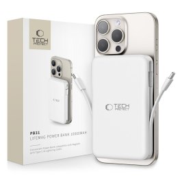 TECH-PROTECT PB31 LIFEMAG MAGSAFE POWER BANK 10000MAH WHITE Tech-Protect