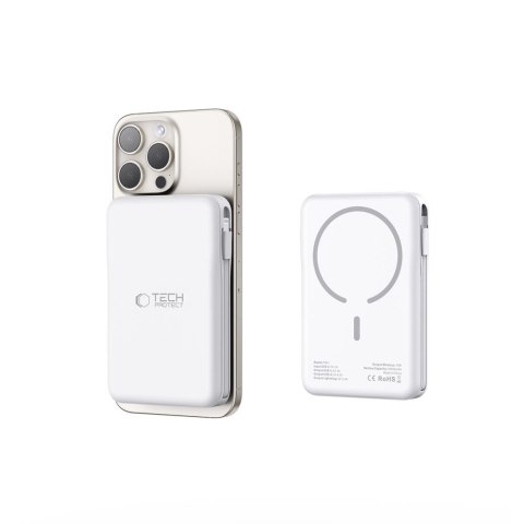TECH-PROTECT PB31 LIFEMAG MAGSAFE POWER BANK 10000MAH WHITE Tech-Protect