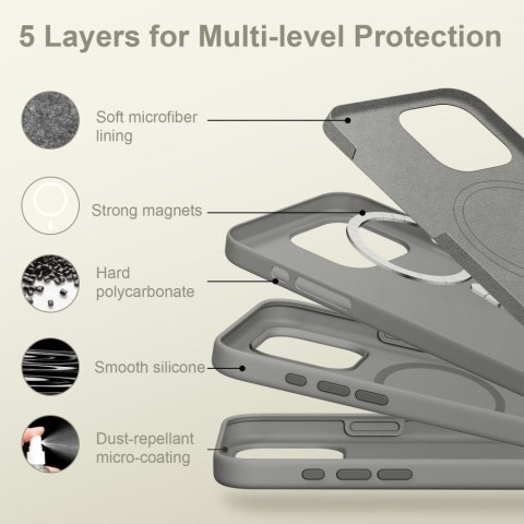 TECH-PROTECT SILICONE MAGSAFE IPHONE 16 PRO MATTE CLAY Tech-Protect
