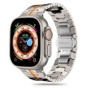 TECH-PROTECT STAINLESS LINE APPLE WATCH 8 / 9 / 10 / 11 / SE / ULTRA (44 / 45 / 46 / 49 MM) TITANIUM/ORANGE Tech-Protect