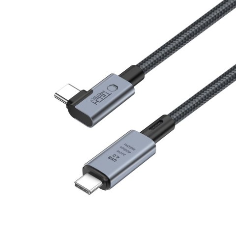 TECH-PROTECT ULTRABOOST MAX "L" USB 4.0 8K 40GBPS TYPE-C CABLE PD 240W 150CM GREY Tech-Protect
