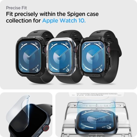 FOLIA HYDROŻELOWA SPIGEN ELITE SHIELD "EZ FIT" 2-PACK APPLE WATCH 10 / 11 (42 MM) CLEAR Spigen