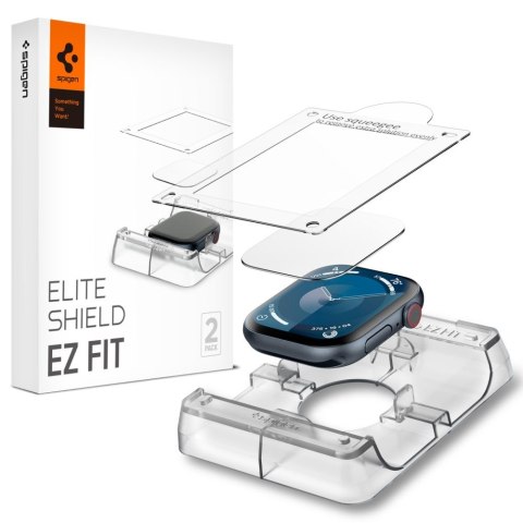 FOLIA HYDROŻELOWA SPIGEN ELITE SHIELD "EZ FIT" 2-PACK APPLE WATCH 10 / 11 (46 MM) CLEAR Spigen