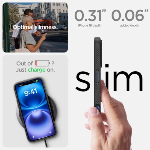 SPIGEN LIQUID AIR IPHONE 16 MATTE BLACK Spigen