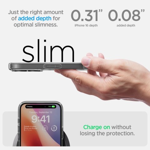 SPIGEN ULTRA HYBRID IPHONE 16 FROST CLEAR Spigen