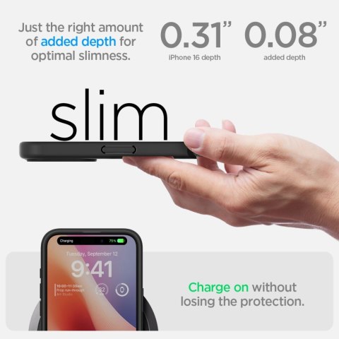 SPIGEN ULTRA HYBRID IPHONE 16 MATTE BLACK Spigen