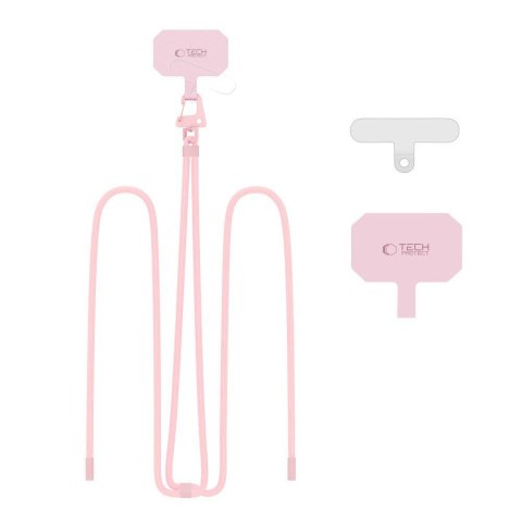 TECH-PROTECT C5S ROPE CROSSBODY STRAP BABY PINK Tech-Protect