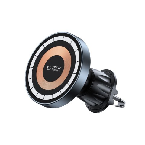 TECH-PROTECT MM15W-V5 MAGNETIC MAGSAFE DASHBOARD & VENT CAR MOUNT WIRELESS CHARGER 15W BLACK/INTERIOR Tech-Protect