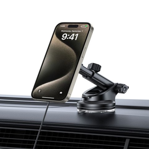 TECH-PROTECT MM15W-V5 MAGNETIC MAGSAFE DASHBOARD & VENT CAR MOUNT WIRELESS CHARGER 15W BLACK/INTERIOR Tech-Protect