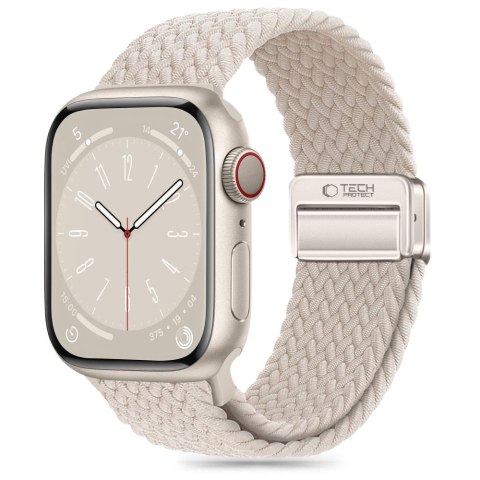 TECH-PROTECT NYLONMAG APPLE WATCH 8 / 9 / 10 / 11 / SE (40 / 41 / 42 MM) NATURAL TITANIUM Tech-Protect