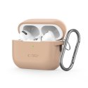 TECH-PROTECT SILICONE HOOK APPLE AIRPODS PRO 1 / 2 CAFFE LATTE Tech-Protect