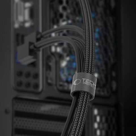 TECH-PROTECT VELCRO CABLE ORGANIZER 300CM BLACK Tech-Protect