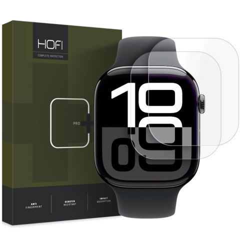 FOLIA HYDROŻELOWA HOFI HYDROFLEX PRO+ 2-PACK APPLE WATCH 10 / 11 (46 MM) CLEAR Hofi