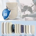 KLATKA FARADAYA TECH-PROTECT KLR100 POUCH KEYLESS RFID SIGNAL BLOCKER CASE CAFFE LATTE Tech-Protect