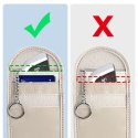 KLATKA FARADAYA TECH-PROTECT KLR100 POUCH KEYLESS RFID SIGNAL BLOCKER CASE CAFFE LATTE Tech-Protect