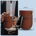 KLATKA FARADAYA TECH-PROTECT KLR100 POUCH KEYLESS RFID SIGNAL BLOCKER CASE ESPRESSO Tech-Protect