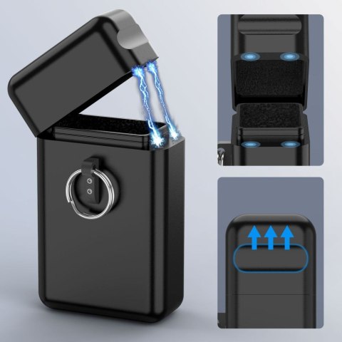 KLATKA FARADAYA TECH-PROTECT KLR200 METAL KEYLESS RFID SIGNAL BLOCKER CASE BLACK Tech-Protect