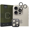OSŁONA APARATU HOFI CAMRING PRO+ IPHONE 15 PRO / 15 PRO MAX / 16 PRO / 16 PRO MAX / 17 PRO / 17 PRO MAX NATURAL TITANIUM Hofi