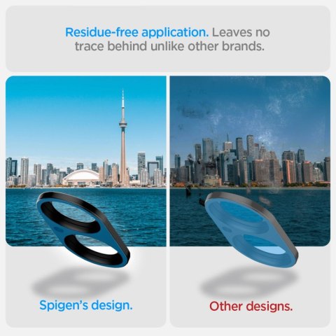 OSŁONA APARATU SPIGEN OPTIK GLAS.TR CAMERA PROTECTOR 2-PACK IPHONE 16 / 16 PLUS BLACK Spigen