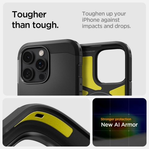 SPIGEN TOUGH ARMOR 'T' MAG MAGSAFE IPHONE 16 PRO MAX BLACK Spigen