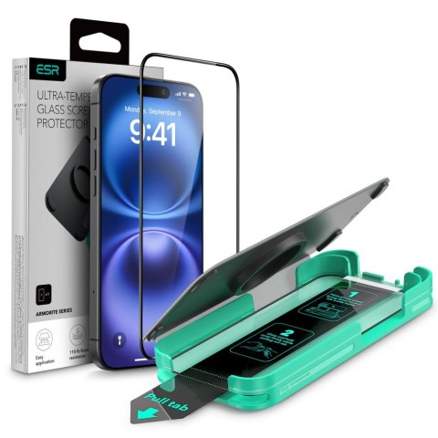 SZKŁO HARTOWANE ESR ARMORITE IPHONE 16 BLACK ESR