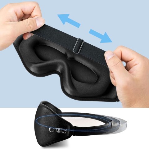 TECH-PROTECT EYESHADE SLEEP MASK MATTE BLACK Tech-Protect
