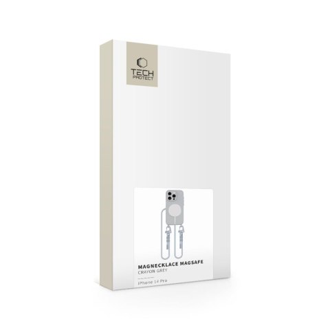 TECH-PROTECT MAGNECKLACE MAGSAFE IPHONE 14 PRO CRAYON GREY Tech-Protect
