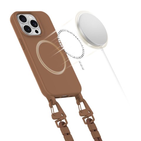 TECH-PROTECT MAGNECKLACE MAGSAFE IPHONE 15 PRO CHOCOLATE BROWN Tech-Protect