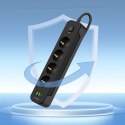 TECH-PROTECT PCL4X3 POWER STRIP LONG 2 USB & 1 TYPE-C & 4 SOCKET 200CM BLACK Tech-Protect