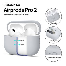 TECH-PROTECT SILICONE APPLE AIRPODS PRO 1 / 2 CRAYON GREY Tech-Protect