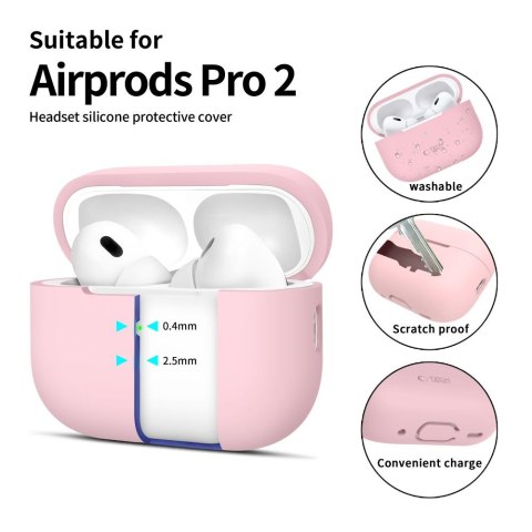 TECH-PROTECT SILICONE APPLE AIRPODS PRO 1 / 2 DUSTY PINK Tech-Protect