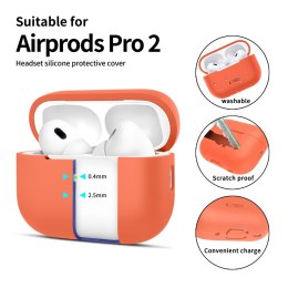 TECH-PROTECT SILICONE APPLE AIRPODS PRO 1 / 2 NEON ORANGE Tech-Protect