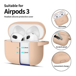 TECH-PROTECT SILICONE HOOK APPLE AIRPODS 3 CAFFE LATTE Tech-Protect