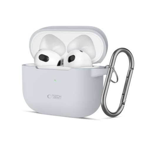 TECH-PROTECT SILICONE HOOK APPLE AIRPODS 3 CRAYON GREY Tech-Protect