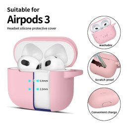 TECH-PROTECT SILICONE HOOK APPLE AIRPODS 3 DUSTY PINK Tech-Protect