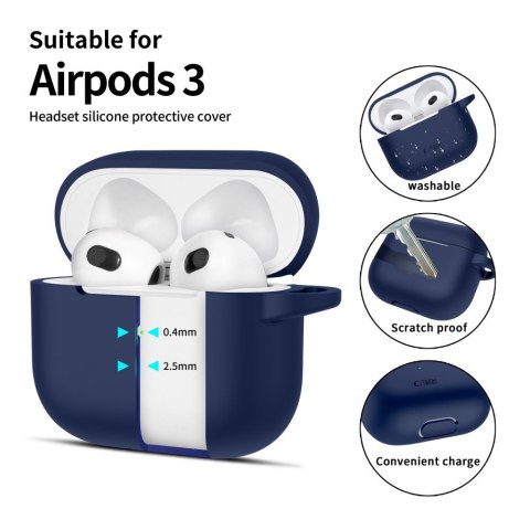 TECH-PROTECT SILICONE HOOK APPLE AIRPODS 3 NAVY BLUE Tech-Protect