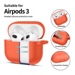 TECH-PROTECT SILICONE HOOK APPLE AIRPODS 3 NEON ORANGE Tech-Protect